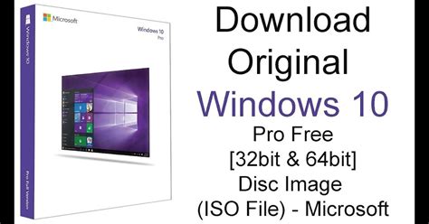 Windows 10 Official Iso 32 Bit64 Bit Full Version Free