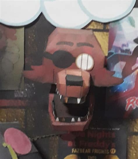 Papercraft Foxy Head Fnaf 3 By Papermake On Deviantart