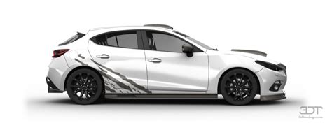 Биксеноновая линза koito q5 3.0 дюйма, круглая, под d2s. 3DTuning of Mazda 3 5 Door Hatchback 2014 3DTuning.com ...