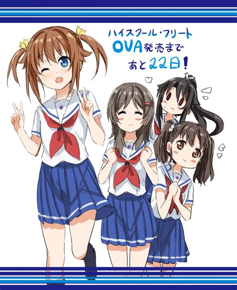 Misaki Akeno Munetani Mashiro Shiretoko Rin And China Moeka High