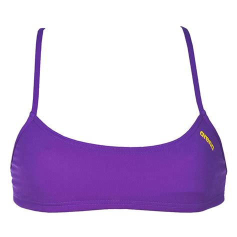 Purple Arena Bandeau Bikini Top Perfect For Training Or Holidays
