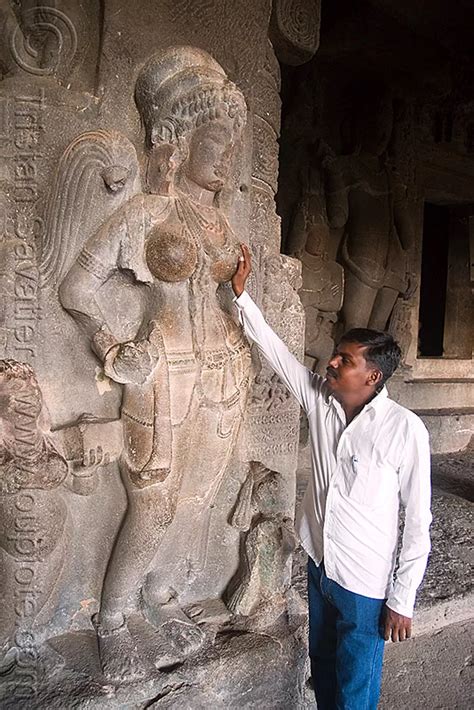 Touching The Breasts Of The Hindu Goddess Brings Good Luck Underground Hindu And Buddhist
