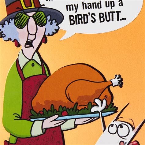 Maxine™ Bird Butt Funny Thanksgiving Card Greeting Cards Hallmark