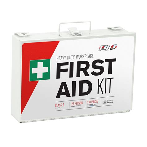 299 21025a M Ansi Class A Metal First Aid Kit 25 Person Ladd Safety