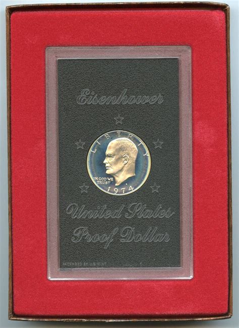 Usa Dollar 1974 S Eisenhower Ike Proof 1 San Francisco Mint Ag27 Pp