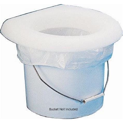 Todd White Bucket Potty Seat W The Home Depot Potty Seat Camping Potty Camping Toilet