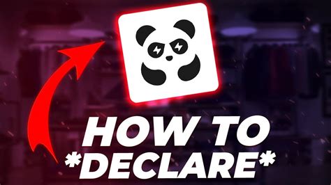 How To Declare On Pandabuy Pandabuy Declaration Tutorial Youtube