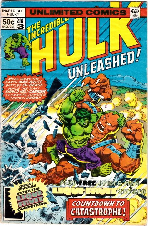 South African Comic Books Unlimited Comics The Incredible Hulk 3