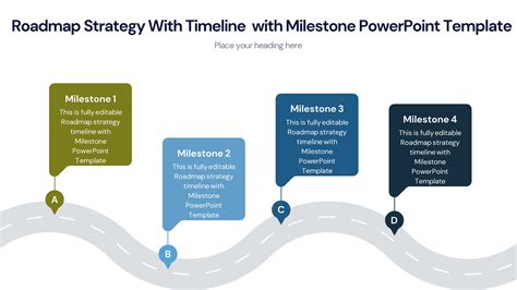Roadmap Strategy With Timeline With Milestone Powerpoint Template Slidevilla