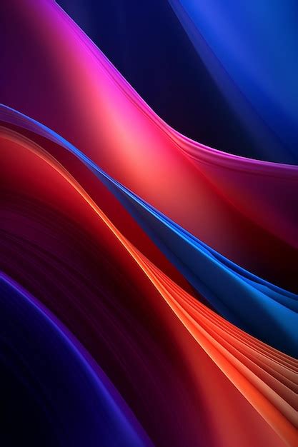 Premium Photo Blue And Red Wave Abstract Backgrounds For Wallpaper
