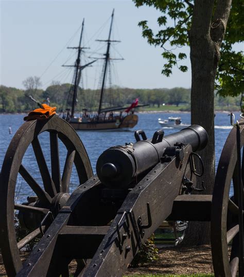 Cannon On The Shore In Havre De Grace Maryland During The 200th