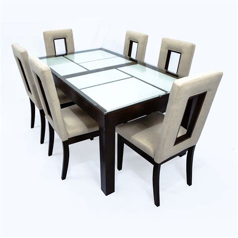 6 Seater Dining Table For Small Space Dining Table Tables Chairs Wood