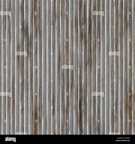 A Corrugated Metal Texture With Rust That Tiles Seamlessly As A Stock