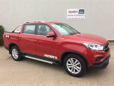 2019 Ssangyong Musso Double Cab Pick Up Rebel 4dr Red Auto Awd Pick Up