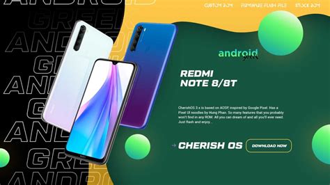 Download Android 13 Cherish Os 40 For Redmi Note 88t Ginkgo
