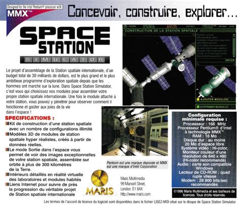 Space Station Simulator 1998 Windows Box Cover Art Mobygames
