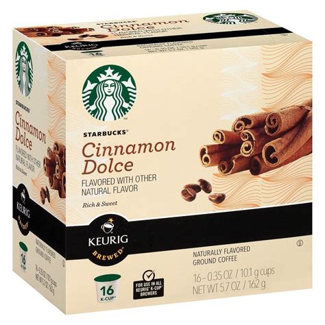 Starbucks Cinnamon Dolce K Cup Pods 16 Ct Cinnamon Dolce Coffee K
