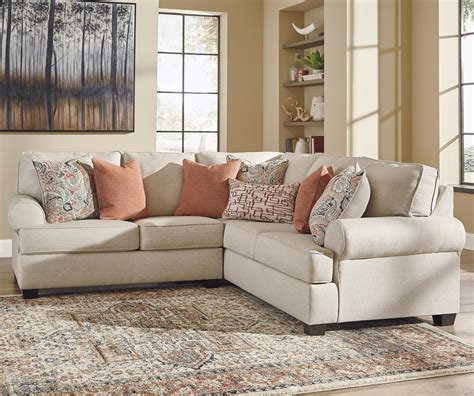 Signature Design By Ashley Amici 2 Piece Corner Sectional With Rolled