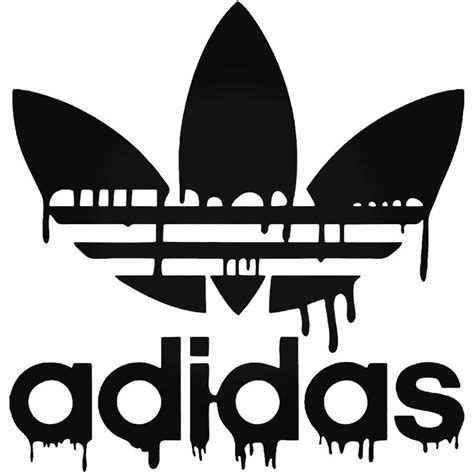 Adidas Dripping Blood Logo Sticker Adidas Logo Art Adidas Logo