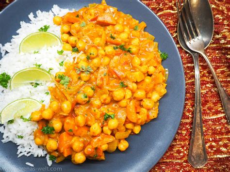 Cremiges Kichererbsen - Kokos-Curry