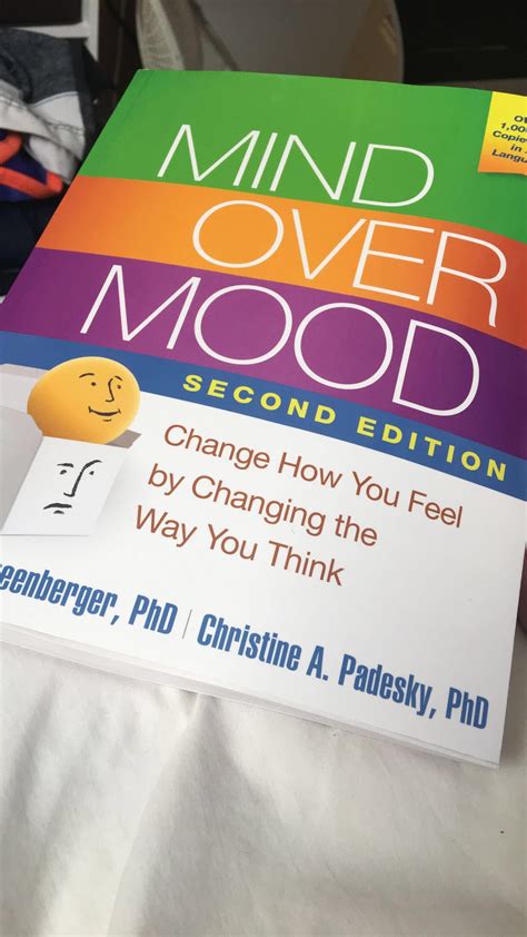 Mind Over Mood Book Cognitive Behavior Therapy Change How You Feel By