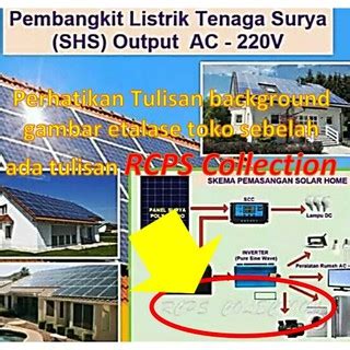 Pembangkit Listrik Tenaga Surya Out AC 220V 500W | Shopee Indonesia