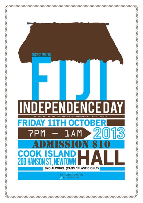 Fiji Independence Day Poster On Behance