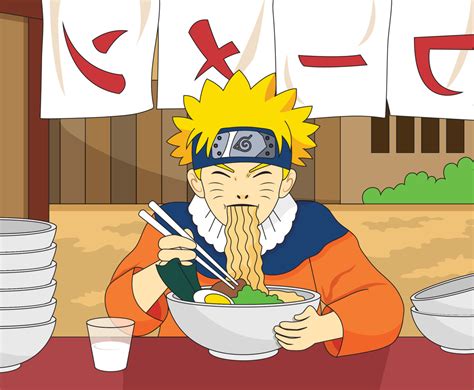 Naruto Eat Ramen Editorial