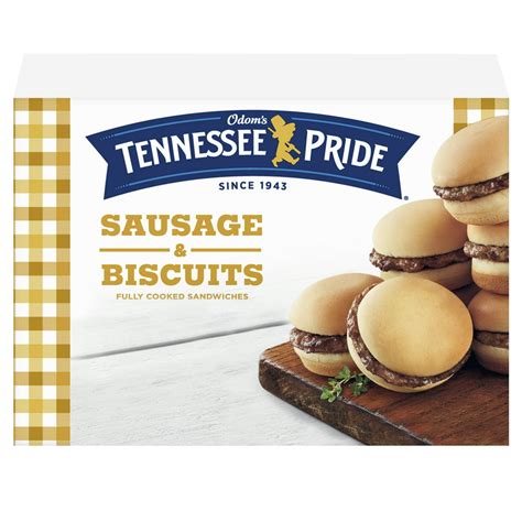 Odoms Tennessee Pride Sausage And Biscuits 24 Ct Frozen