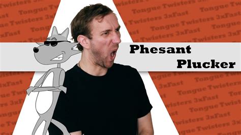 The Pheasant Plucker Tongue Twister Challenge Youtube