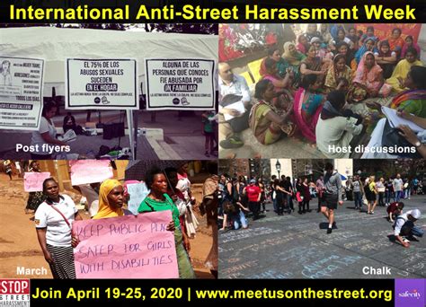 2020 International Anti Street Harassment Week Stop Street Harassment