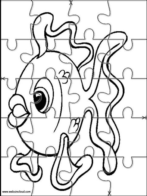Printable Jigsaw Puzzles To Cut Out For Kids Animals 235 Coloring Pages