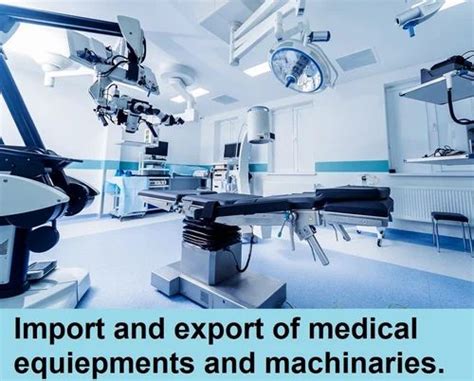 Parts And Machines Trading Medical Equipment Import Export Service Pan