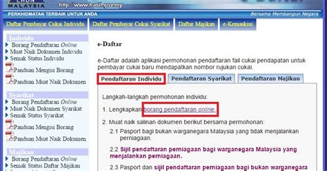 Income tax is levied under the income tax act (law number 25/2019). Trainees2013: Borang E Daftar Lhdn