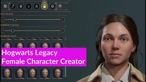 Hogwarts Legacy Full Character Creator Female YouTube