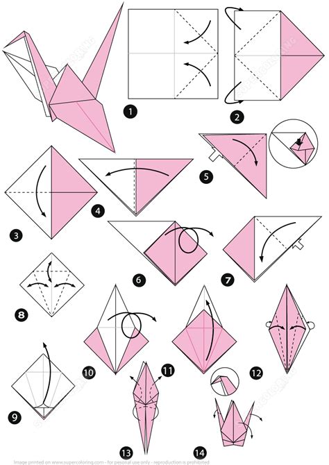Free Easy Origami Instructions Printable Free Printable Gambaran