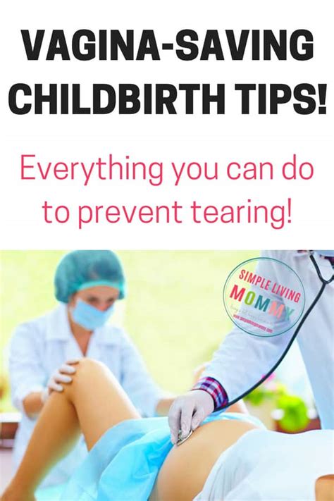 Prevent Vaginal Tearing During Birth Simple Living Mommy