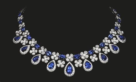 A Gorgeous Sapphire And Diamond Necklace Sensual Sapphires