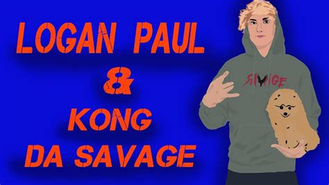 How To Draw Logan Paul And Kong Da Savage Youtube