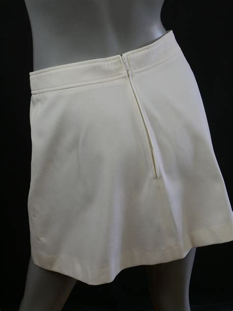 1980s Tennis Skirt White Pleated Front Head Sportswear 80s Etsy