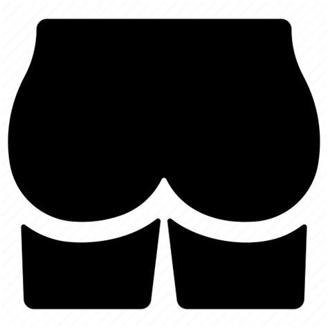 Body Bottom Butt Buttock Part Icon