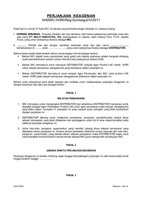 Guna menghindari hal yang tak diinginkan di kemudian hari, tak ada salahnya jika anda menuangkan perjanjian kontrak rumah. contoh surat pembatalan kontrak kerja - Contoh Surat