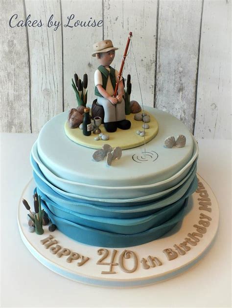 Fisherman Cake Decorated Cake By Louise Jackson Cake Cakesdecor