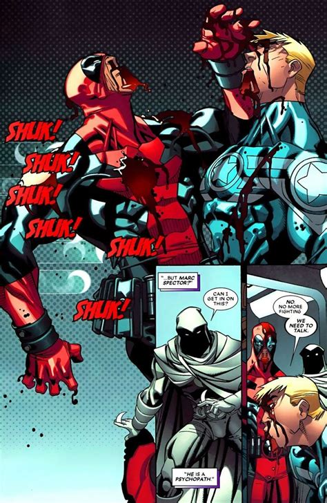 Captain America Vs Deadpool Moon Knight Interrupts Fight Deadpool28