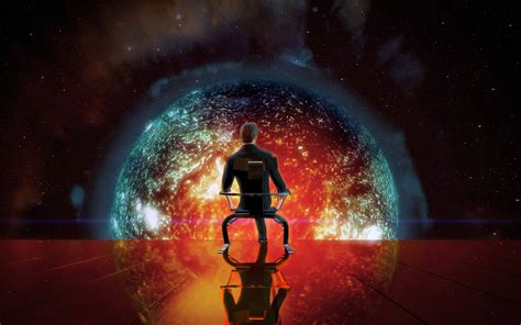 Man Sitting On Chair Digital Wallpaper Illusive Man Science Fiction Mass Effect Video Games
