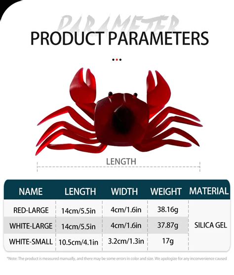 Fishing Soft Crab Lure Artificial Silicone 3d Simulation Crab Bait Trap