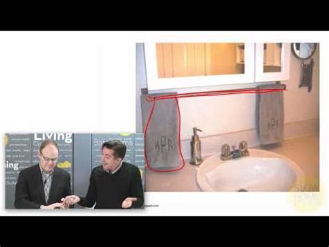 Though installing sinks may vary due to style and plumbing setups, there are some basic steps in the process knowing these steps will enable you to securely and safely install a sink in any space that. Where to Install Bathroom Hardware - YouTube
