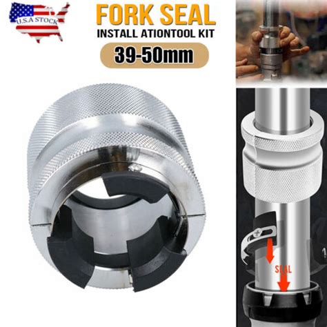 Motorcycle Fork Seal Driver Tool Adjustable 39mm 50mm Oil Seals Install