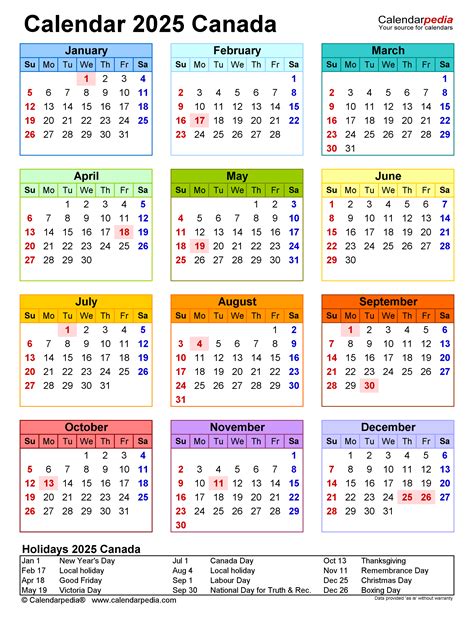 Free Printable 2025 Canadian Calendar Images Aleece Pamela