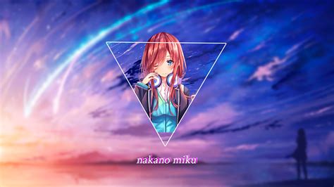 Miku anime quintuplets phone wallpaper. Nakano miku HD Wallpaper | Background Image | 1920x1080